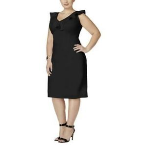 Deep vee neck dress